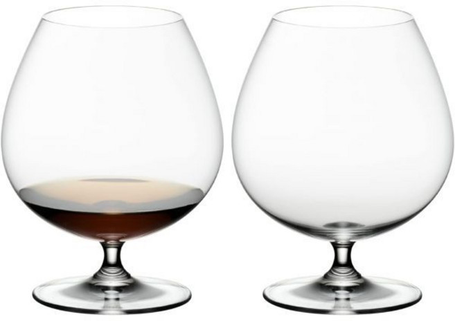 리델 비넘 코냑/브랜디 잔 세트 2개, Clear, Set of 2