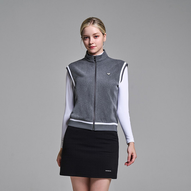 다운블로우 여성 스포츠 골프웨어 기능성 풀집업 베스트 DB 2516