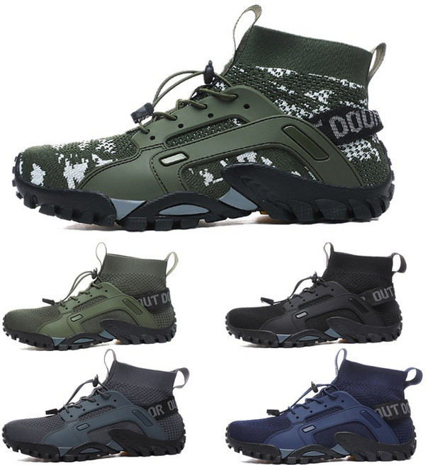 Pounise 남성용 등산화 남자등산화 운동화 레저 트레킹화