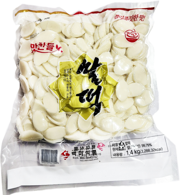 맛찬들 쌀떡 / 실온 떡국떡, 1.4kg, 3개