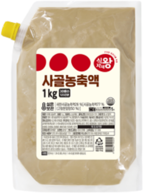 식자재왕 사골 농축액, 1kg, 1개