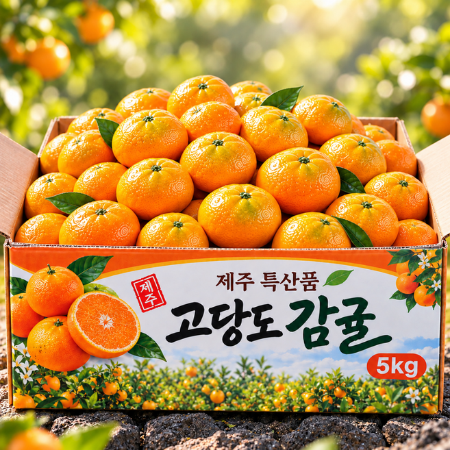 [시즌극찬] 고당도 제주 감귤 노지감귤, 1박스, 제주감귤 5kg (로얄과)