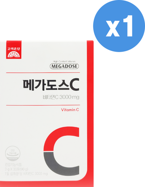 고려은단 메가도스C 3g x 30포(90g), 1개, 90g