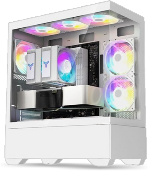 포유컴퓨터 게이밍 데스크탑 고사양 게임용 PC 조립 컴퓨터 본체 하이엔드PC, Free DOS, 512GB, 16GB, 라데온 RX 9070, 코어 i5-14600KF