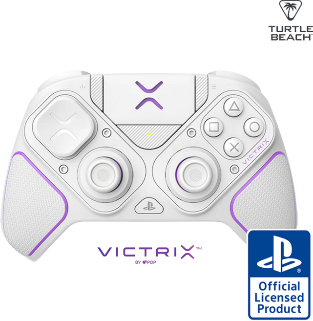 터틀비치 빅트릭스 프로 Victrix Pro BFG 화이트 PS & PC 무선 컨트롤러 게임패드 커스텀패드 정발, 1개, 052-002-WH