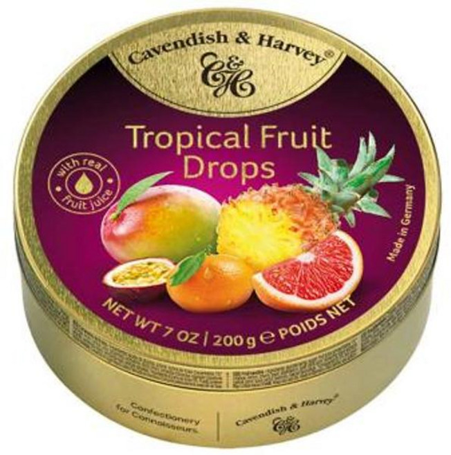 캐빈디쉬앤하비 트로피컬 후르츠 드롭스 Cavendish & Harvey Tropical Fruit Drops, 1개