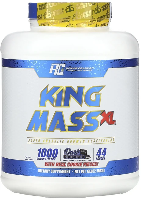새해 건강을 선물하세요 Ronnie Coleman 서명 시리즈 King Mass XL 다크 초콜릿 2.75kg(6lb) 특별관리진행, RonnieColeman서명시리즈KingMassXL다크 - 쿠팡