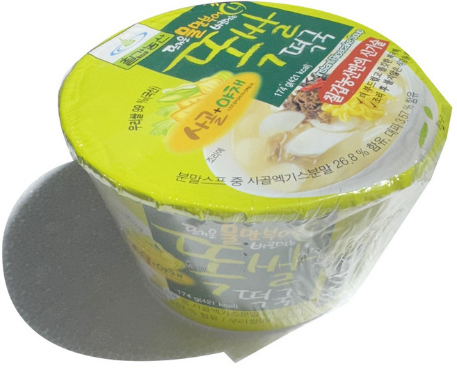 칠갑농산 똑쌀떡국 컵 174g x 8개, 20개