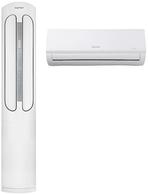 캐리어 인버터 멀티형 에어컨 2IN1 23+6평형 인버터 리버시스템 홀캡 (수도권 빠른설치), 일반배관형, DASC-0234XAWMDGH