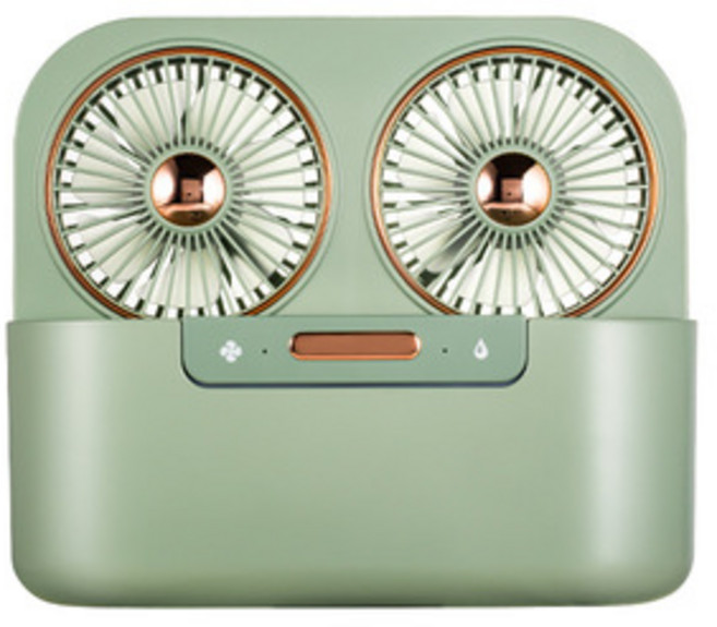 사무용 가정용 무선 미니 선풍기, 그린