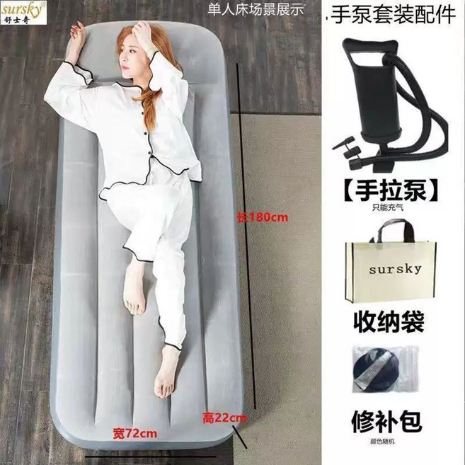 안마기매트 안마침대 누워서하는 온열 전신 에어 9단 조절 마사지기 매트 경추 전신 안마, U01KT85AQN1A1TNRF2RGSQC620-009, 1, I. 작음그레이수동펌프