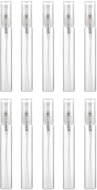 유리 향수 공병 10ml, 투명, 10개