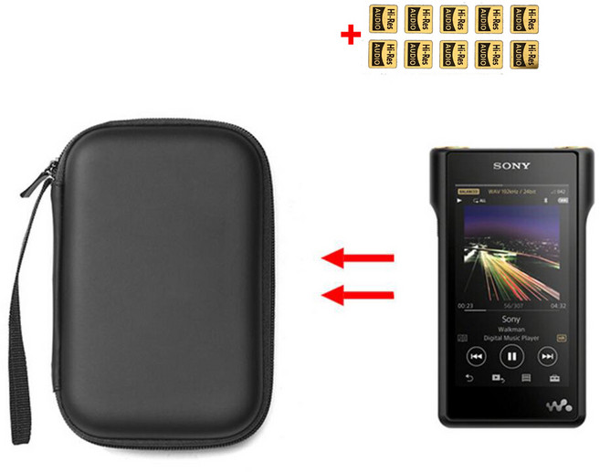 FIIO M15S M11S M11 플러스 M15 M11 프로 / 소니 ZX707 ZX706 NW-A306 / HIBY R6 III 프로 II / 아이리버 SP3000 보관함, black