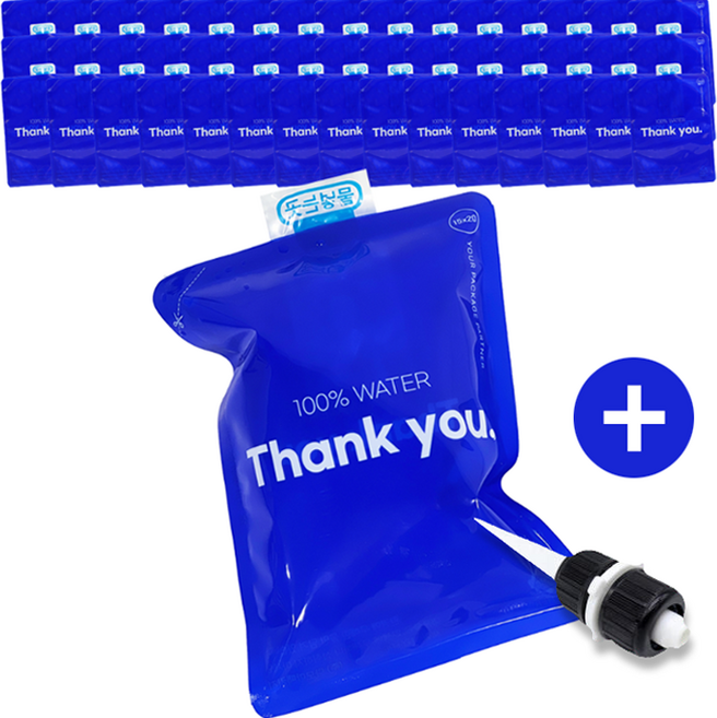 땡큐 아이스팩 반제품 600ml 15x20, 400개