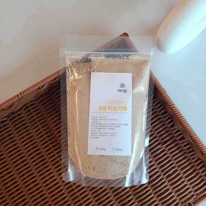 국산 100% 순수 곡물 검은콩 보리 귀리 현미 율무 무첨가물 고소한 미숫가루, 1개, 300g