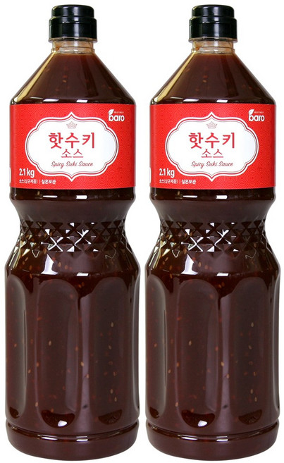 바로 핫수키소스2.1kg 쌀국수 월남쌈소스 샤브샤브 베트남요리 대용량 업소용, 2개, 2.1kg