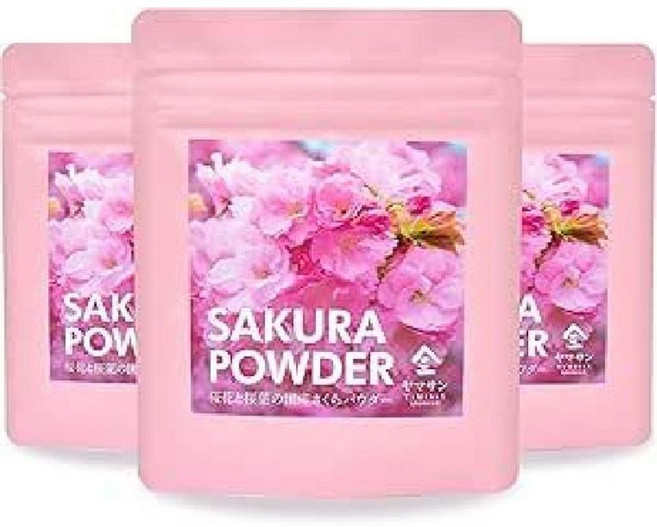 일본 야마산 교토 우지 벚꽃 사쿠라 파우더 40g 3팩 487979