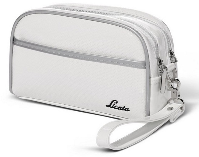 리카타 에나멜 경량 방수 골프용품 파우치백 골프공 주머니 손가방, 에나멜 화이트, 1개