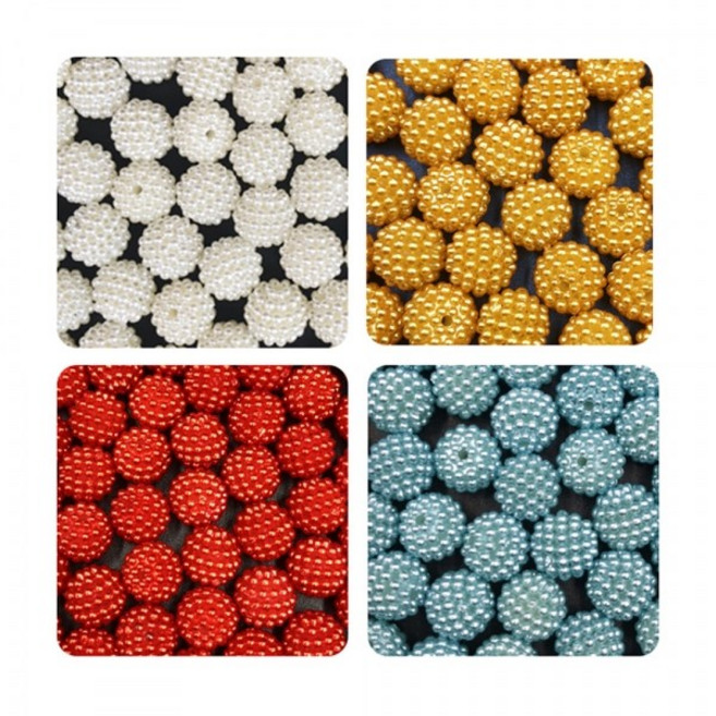 5000 오도독진주구슬(단색)12mm, 흰색