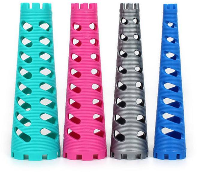 머리앤 콘 롯드세트 펌롯드 헤어롯드 (12개입 1봉), 1개, 파랑색 4호