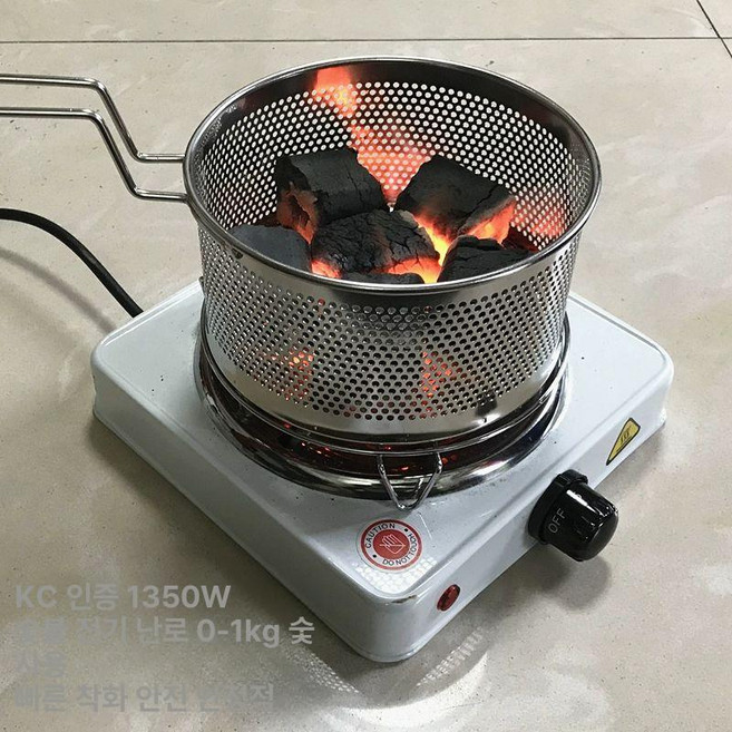 전기 숯 점화기 교체용 식당 점화통 캠핑용 열선 스타터, 1개