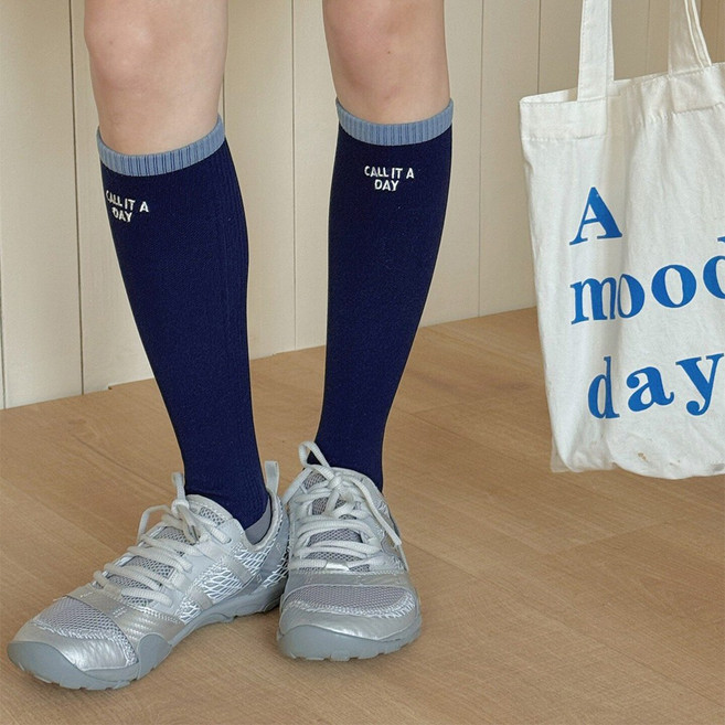 Guokr Store 여성 압박 스포츠 니삭스 고탄력 기능성 3켤레 세트 사이즈 23-25cm