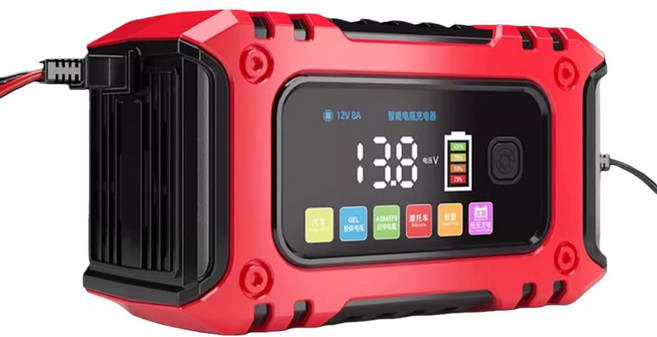 12V 8A 智能電池充電器, 1個, 15cm