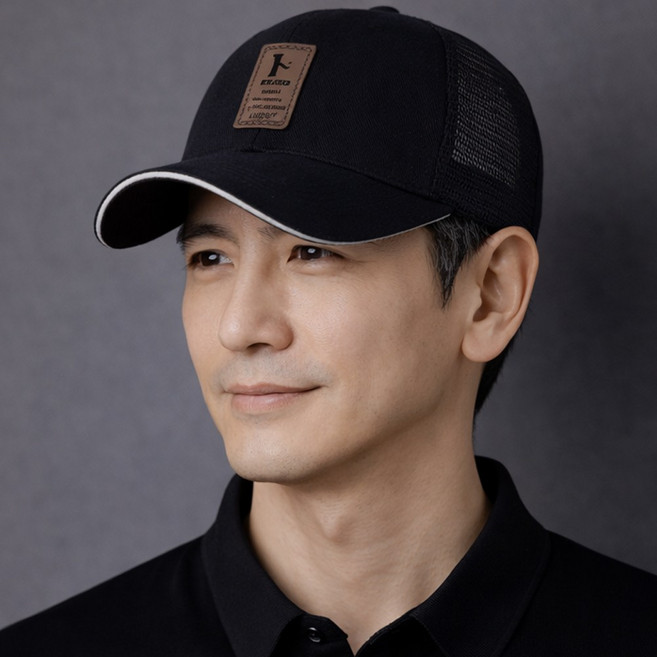 캐롤링 중년 남성 여름 모자 등산 낚시 골프 캠핑 메쉬 볼캡 야구모자