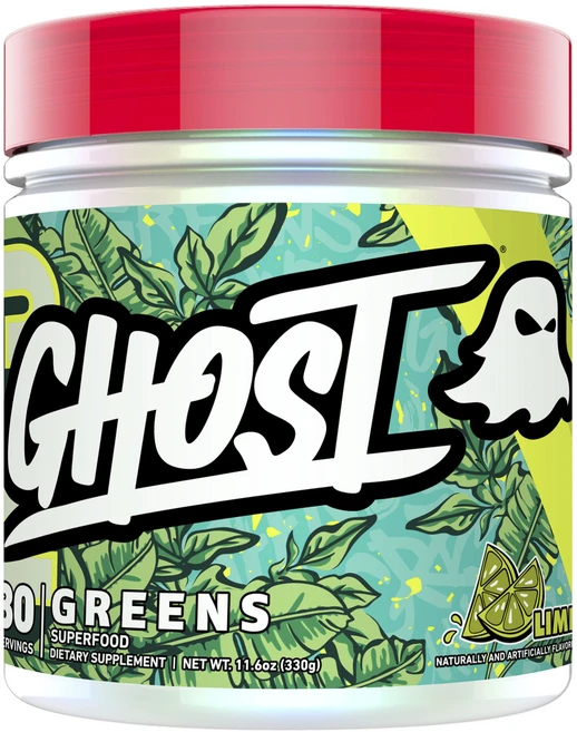 GHOST 그린 슈퍼푸드 라임 맛, 1개, 330g - 쿠팡