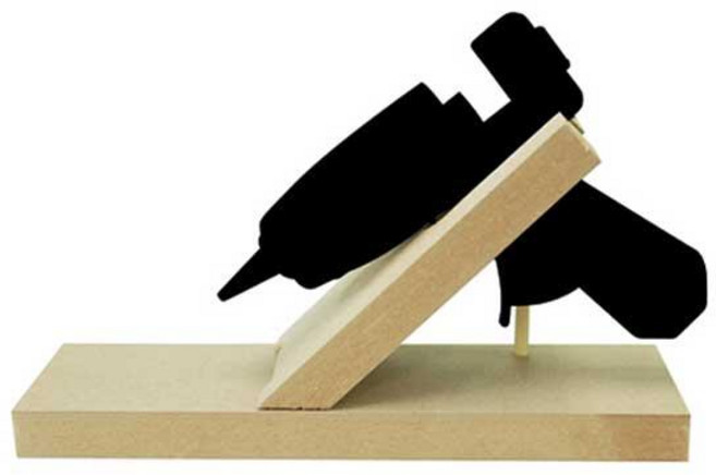 아트박스/클레이피아 글루건 받침대, 1개