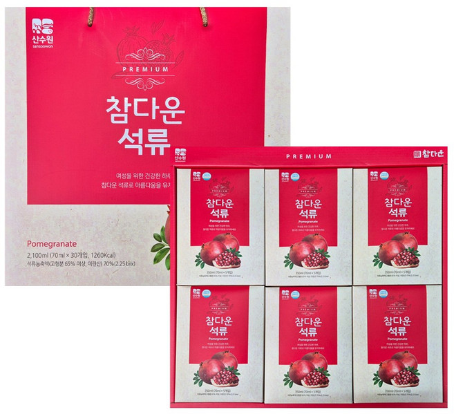 참다운석류 70ml 30개