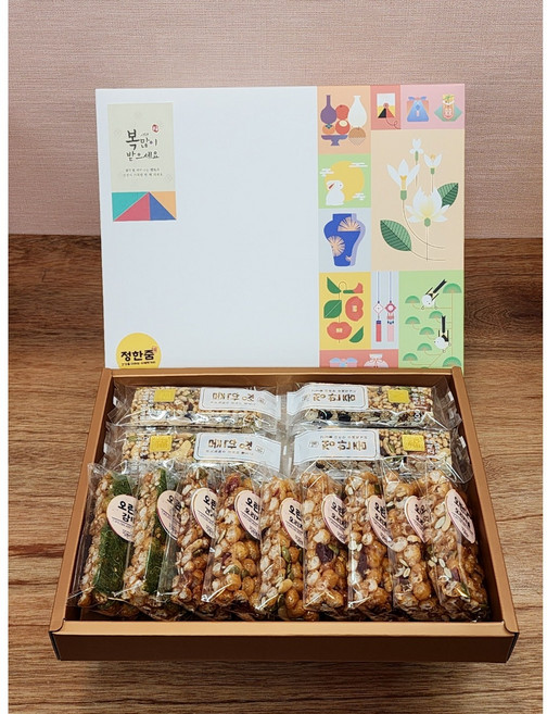 [정한줌]실속1호수제 견과류바오란다 고급선물세트, 1개