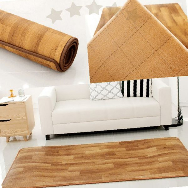 거실 침실 바닥 난방 보조 겨울 방한 보온 원목 무늬 매트 깔개 장판 시트, 보온매트(고급우드)200x300