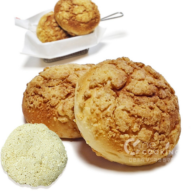 신라명과 소보로빵 70g 30개입 냉동생지, 1