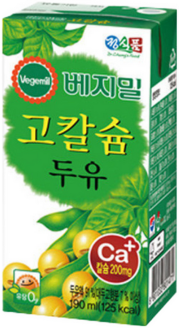 고칼슘 두유 베지밀 190ml 24입, 24개