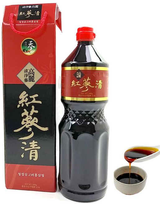 더굿진생 고려홍삼청 홍삼벌꿀조청, 2.4kg, 4개