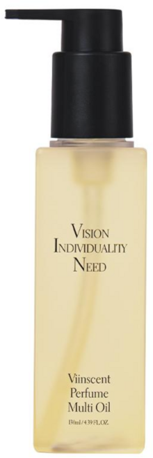 비인센트 화이트코튼 퍼퓸 멀티오일 향기좋은 바디오일 마사지오일 보습 헤어겸용, 1개, 130ml