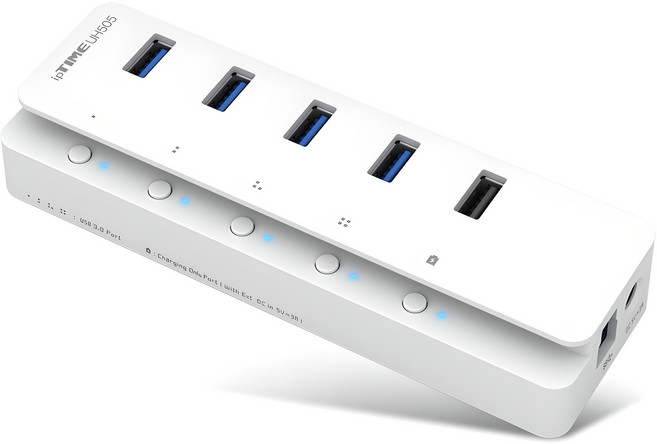 ipTIME 5포트 USB허브 UH505, 1개
