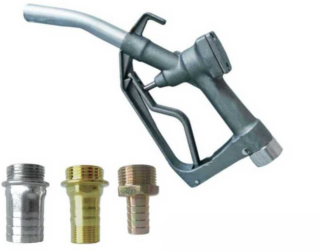 수동 주유건 고속 디젤 셀프 주유기 간이 알루미늄 오일 수동 경유 노즐 가정용 산업용, 1개, 13A 수동 급유총+19 삽관+25 삽관+집게