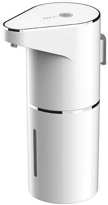 免安裝自動感應泡沫皂機 AH-654A 350mL 可視水箱 壁掛台置兩用, 白色, 1個