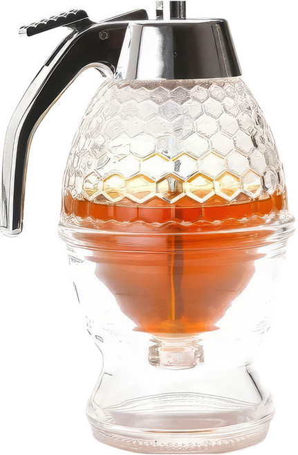 시럽디스펜서 꿀디스펜서 허니디스펜서 꿀보관 시럽병 꿀병 꿀통 보관용기 R119-O, 01.벌집 200ml R119