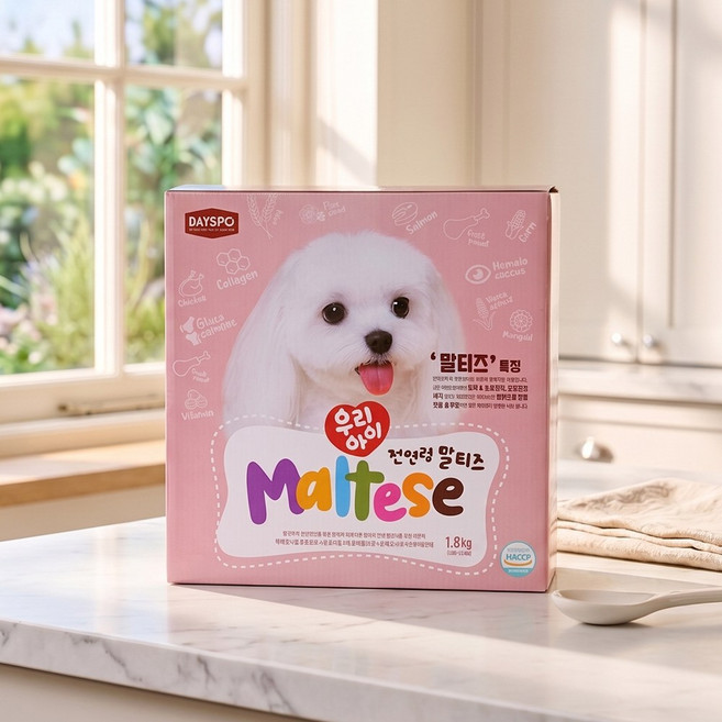 데이스포 우리아이 말티즈 전연령 강아지 사료 1.8kg, 1개