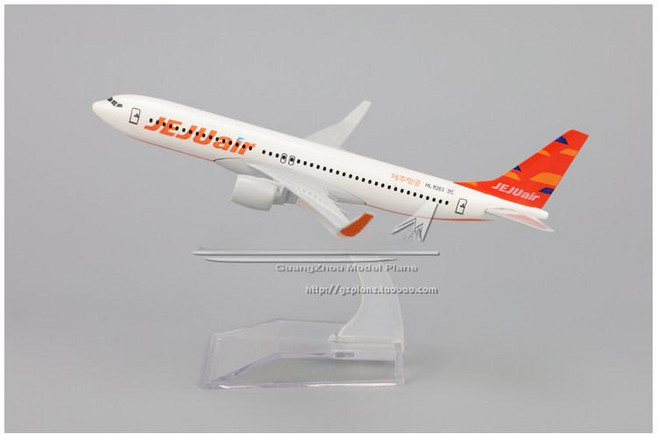 1 200 제주항공 B737 800 다이캐스트 민항기, 단일 항목, 1개