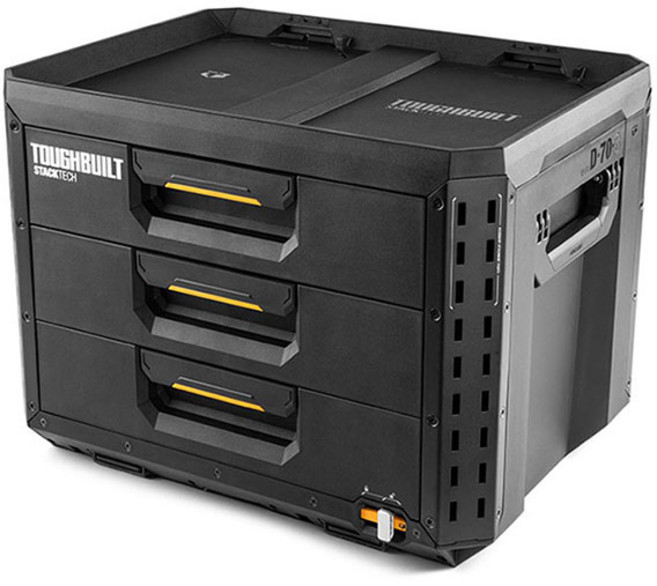 터프빌트 스텍테크 TB-B1-D-70-3 서랍형 3단 공구함, 1개