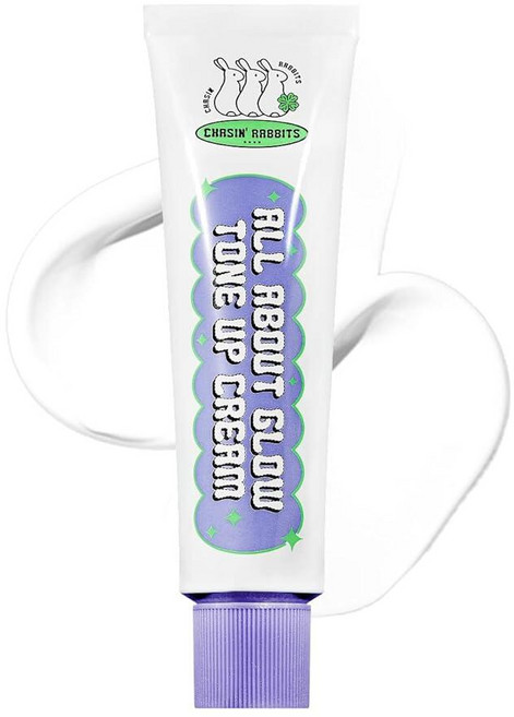 CHASIN' RABBITS All About Glow 톤업 크림 400ml(1.69액량 온스) 메이크업 베