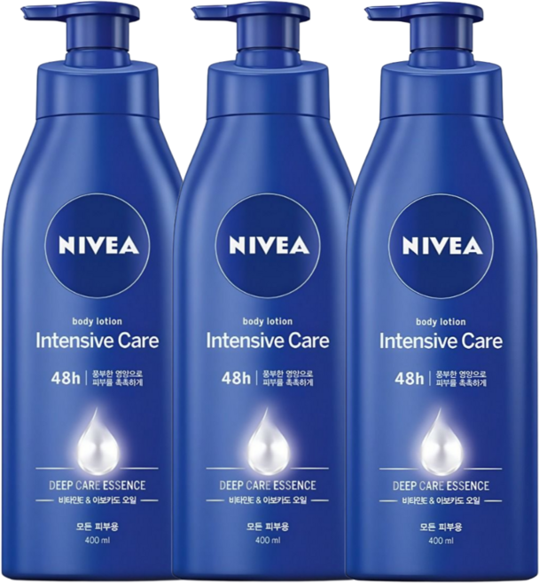 니베아 인텐시브 바디로션, 400ml, 3개