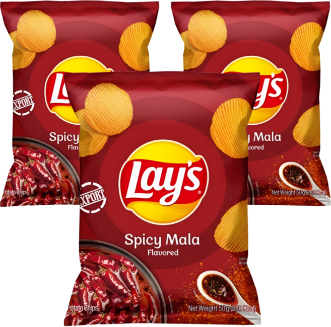 레이즈 스파이시 마라맛 감자칩, 50g, 3개