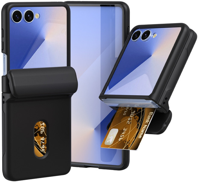 삼성 Z플립7 케이스 카드형 넘어짐 방지 케이스