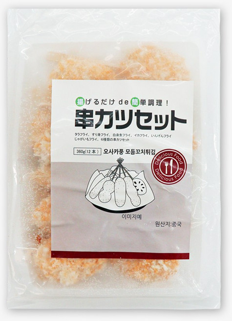 오지상구루메 쿠시까스 세트 360g(12ea) 간편조리식품 튀김, 360g, 1개
