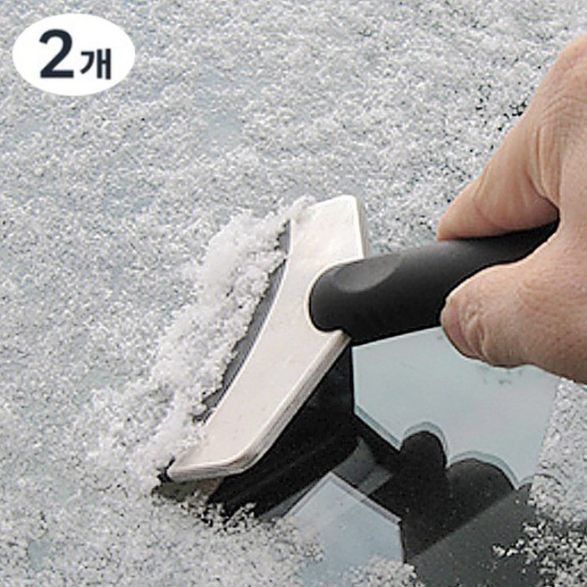 차량용 성에 눈 얼음 제거기 유리 스노우 제거, 2개